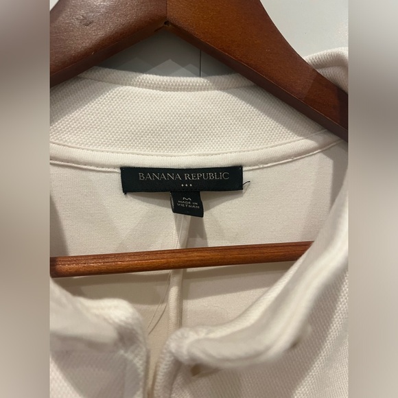 NWOT Banana Republic white jacket Medium - Picture 3 of 4